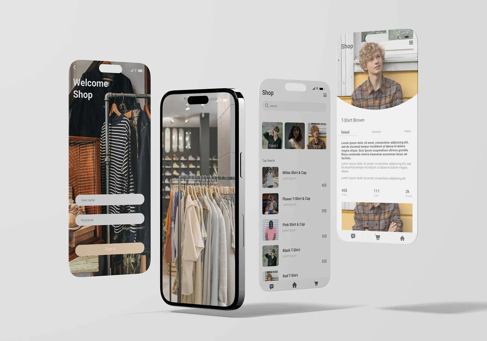 精品大师手机客户端界面展示